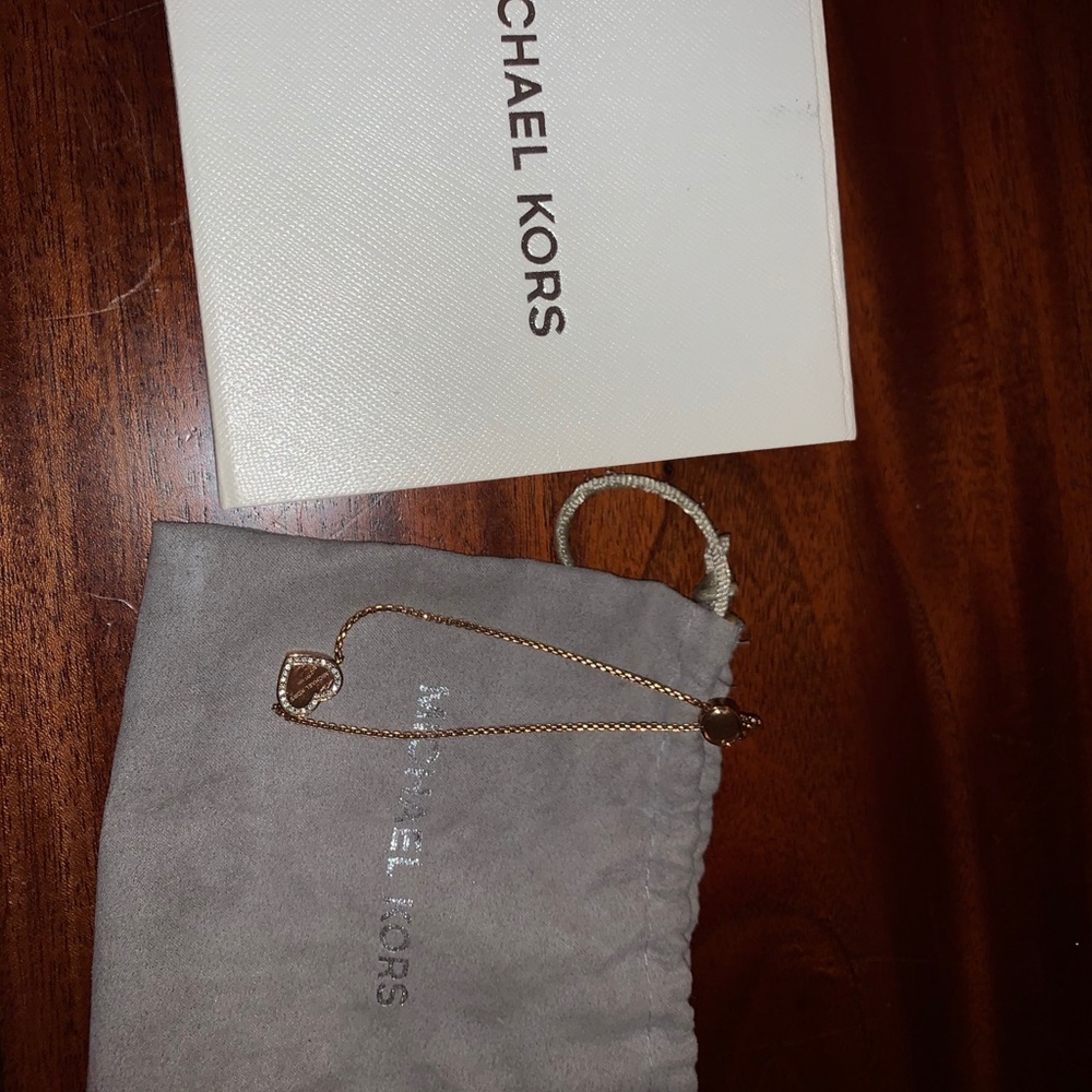 Michael Kors heritage rose gold bracelet